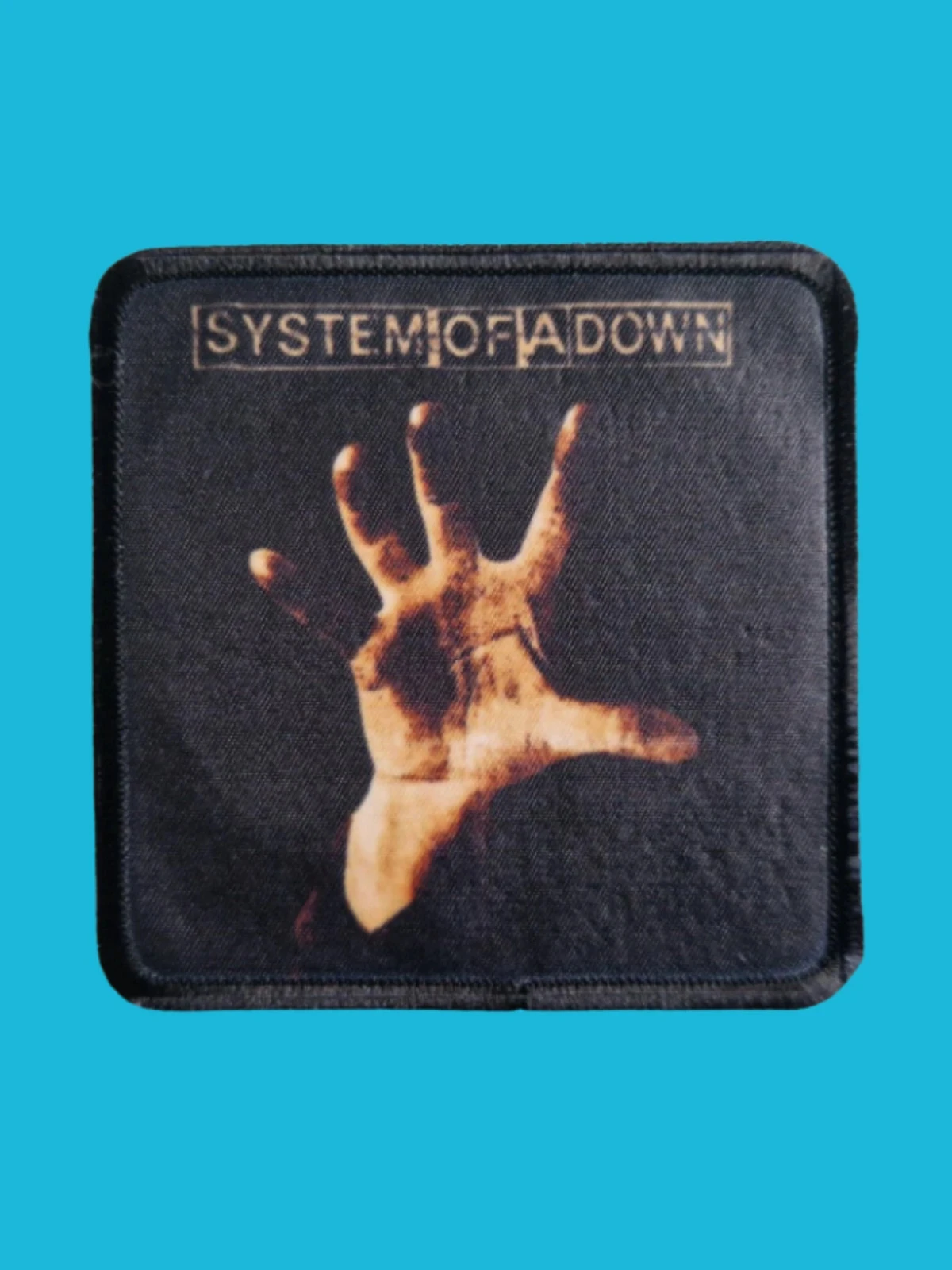 Patch System Of A Down - Imprimé - Carré de 7,5 x 7,5 centimètres